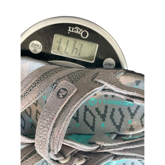 Merrell Wild Dove Sandal Size 6 Gray Hiking Adjustable Performance - Picture 10 of 10